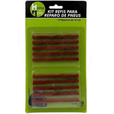 Imagem de Refil Macarrao Reparo De Pneu Com 10 Pecas 10X6Mm Na Cartela - Hm Come