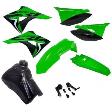 Imagem de Kit Plástico Biker Next Crf 230 2007 P/ 2020 Adesivos e Tanque