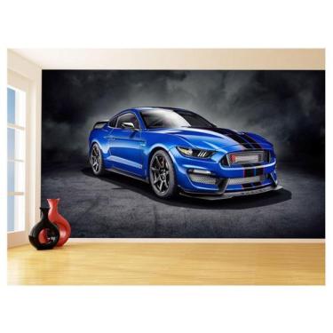 Imagem de Papel De Parede 3D Carro Ford Mustang Muscle Car 3,5M Car87 - Você Dec