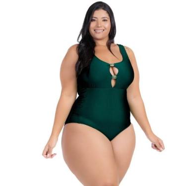 Imagem de Maio Body Acinturado Plus Size Modela Cintura Liso Casual - HYPE MODAS