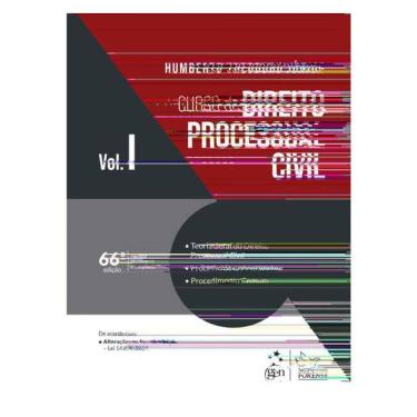Imagem de Curso De Direito Processual Civil Vol.1 - 66ª Edição 2025