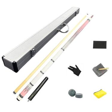 Imagem de Taco de sinuca de 1/2 Maple – Bastões de taco de bilhar de 147 cm para adultos, ponta de 12,5 mm, conjunto de bastões de sinuca, Palos de Billar, bastões de taco para mesa de sinuca (A taco de sinuca