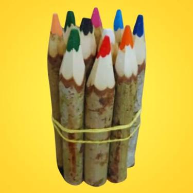 Imagem de Lápis de Cor Decorativo Artesanal | (KIT 10 Conjunto - 100 Lápis) | 5 PONTOS@