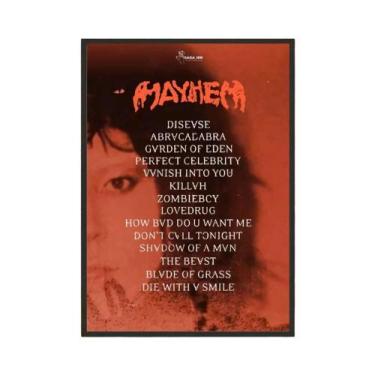 Imagem de Estética HD Art Singer L-Lady Gaga Mayhem Poster Adesivo De Parede À P