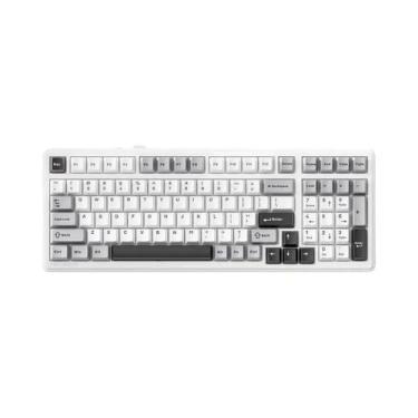 Imagem de Teclado Mecânico RGB AULA F99 Sem Fio Bluetooth Com Fio Hot Swap PBT G