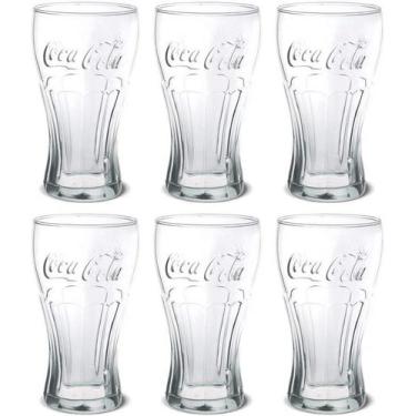 Imagem de Jogo de Copos Contour Coca Cola Cristal 300 ml - 6 und - Nadir Figueir