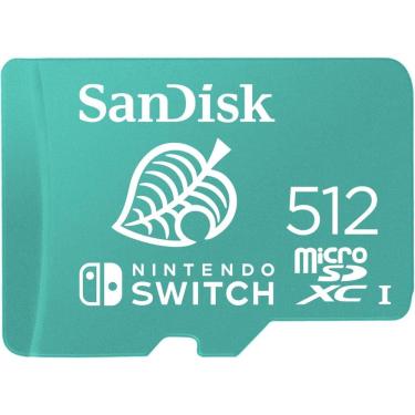Imagem de Cartão microSDXC SanDisk 512GB licenciado para Nintendo Switch
