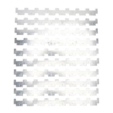 Imagem de AYNEFY 10Pcs Professional Beehive Spacers Quadro, Aço Inoxidável Aninhamento Cartão Quadro Tiras Antislip Burr Comb Prevenção Ferramenta Apicultura Suprimentos para Caixas de Abelha
