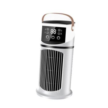 Imagem de IEUDNS Ar condicionado portátil, refrigerador de ar, ajustável, 9 velocidades, umidificador silencioso com luz noturna para quarto, dormitório, desktop,