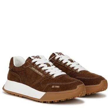 Imagem de Sam Edelman Tênis feminino Layla, veludo cotelê canela, 35