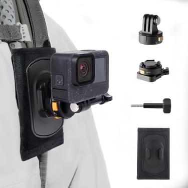 Imagem de Mechrig Suporte magnético de liberação rápida, alça de ombro de 360° com esfera universal para GoPro Hero 13/12/11/10/9/8/7, Osmo Action 5 pro/4/3 e mais