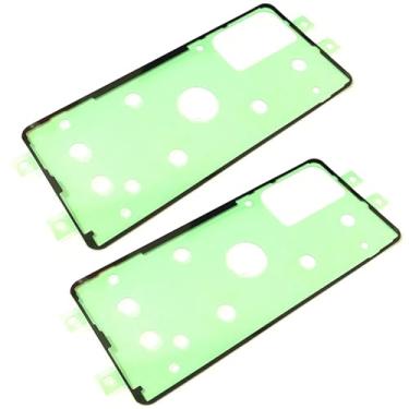 Imagem de 2 peças - Tampa traseira da porta da bateria cola adesiva dupla face fita traseira adesivo substituição para Samsung Galaxy A52 5G / A52 4G