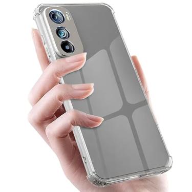 Imagem de Capa Case Protetora Anti Impacto Celular TPU Compatível Motorola Moto G62 Transparente Premium