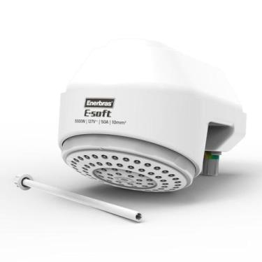 Imagem de Ducha Eletrônica E-Soft Branca 5500W 127V ENERBRAS