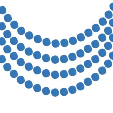 Imagem de PATIKIL 4 peças de guirlanda de pompom, faixa decorativa de 1,8 m com 20 bolas de feltro para decoração de quarto de festa de aniversário, Dia das Bruxas, Ação de Graças, Natal, aniversário, festa de