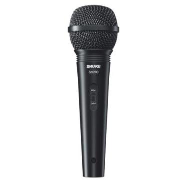 Imagem de Microfone De Mão Dinâmico Cardioide Vocal SV200 - SHURE