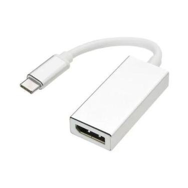 Imagem de Adaptador USB-C Macho para DisplayPort Fêmea  Alta Resolução e Conecti