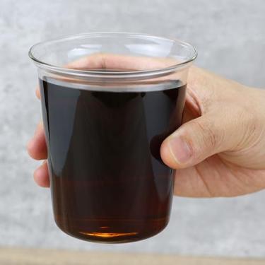 Imagem de EIKS Pacote com 2 copos cristalinos para refrigerante, chá, café, cerveja, coquetéis, leite, bebida quente e fria, capacidade de 400 ml