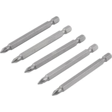 Imagem de Jogo de Bits Ponteira Pozidrive c/ enc 1/4" Nº 1X75mm Vonder