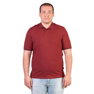 Imagem de Camisa Polo Manga Curta Masculina 007490006 Slim Ogochi Vinho-Masculino