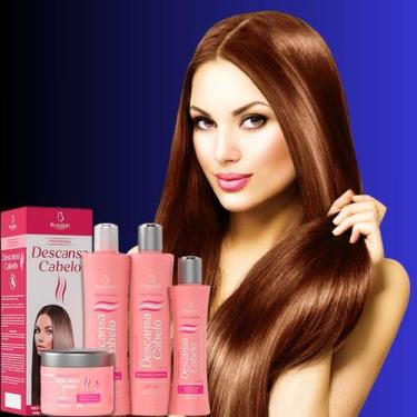 Imagem de Kit Profissional Descansa Cabelo Bio Instinto  Redução de Volume, Bril