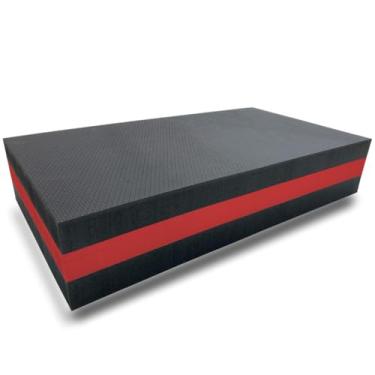 Imagem de Step Academia Ginástica Exercício Em E.V.A 52x28x10 - Ams Eva (Vermelho)