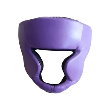 Imagem de YIJU Capacete de Boxe Adulto, Equipamento para Treinamentos e Lutas, Roxo