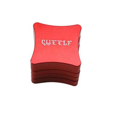 Imagem de CUEELF Suporte magnético para giz para taco de bilhar para bilhar acessório de sinuca - 1 peça - vermelho