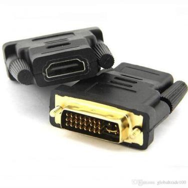 Imagem de Adaptador dvi 24+5 macho para hdmi femea - 5+