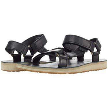 Imagem de Teva Sandália feminina original de couro universal, Preto, 5