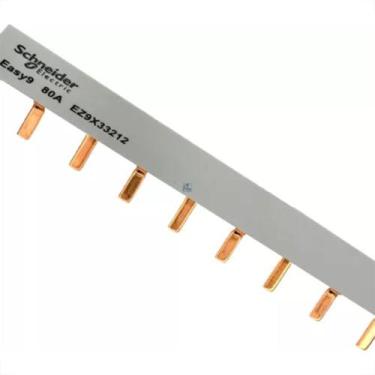Imagem de Barramento Schneider Easy9 Trifasico Din Para 12 Disjuntores 80A. - Ez