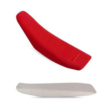 Imagem de Kit Capa Banco Biker Pyramid C/ Espuma Banco Sobrepor Avtec Pro Crf 25