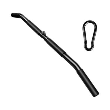 Imagem de YIJU Barra de Puxada LAT, Acessório para Puxada LAT, Fácil de Montar, Fixação por Cabo, Acessórios para Ginástica Doméstica para Treino de Força