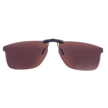Imagem de Óculos de sol polarizados CLIP-ON para Oakley Ox8113 Gauge 7.2 Arch, Marrom, 53 X 17