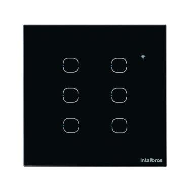 Imagem de Interruptor Smart Wi-fi Touch 6 Teclas Preto Ews 1006 4850027 F018 - I