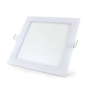 Imagem de Painel Led Quadrado Embutir Taschibra Autovolt 24W 6500K