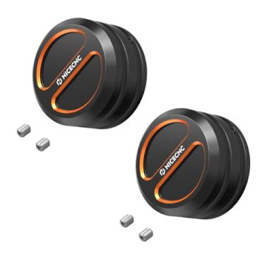 Imagem de NICECNC Capa superior de garfo de suspensão frontal laranja compatível com Harley Softail Slim FLSL 107 2018, 2019, 2020, 2021, ferro 1200 XL1200NS 2018-2021, veja acessórios