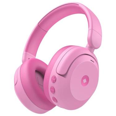 Imagem de Fones de ouvido iClever BTH20 Active Noise Cancelling Kids Pink