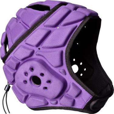 Imagem de Capacete COOLOMG Soft Shell Flag Football Rugby Soccer Purple