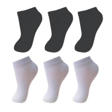 Imagem de Kit Com 12 Pares De Meias Infantil Juvenil Unissex - Naimus, Kit misto