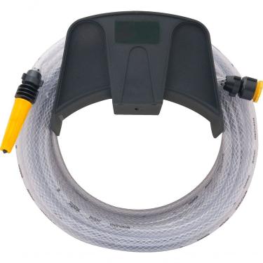 Imagem de Mangueira Para Jardim 7-16 Transparente Trancada Suporte Co