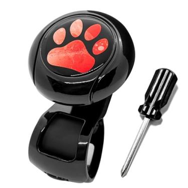 Imagem de Pegada fofa - Girador de botão de volante, antiderrapante universal - adequado para carros, caminhões, barcos, trator de ônibus e mais