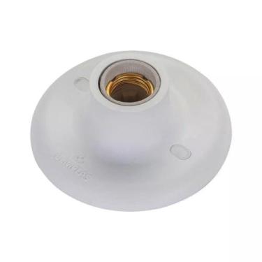 Imagem de Kit 10  unidades Plafon GAZPLAT Soquete Porcelana Máxima 100W - Gazpla