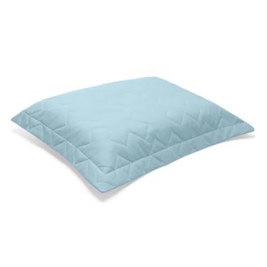 Imagem de Buettner, Porta Travesseiro Com Abas 230 Fios Buettner 50x70 100% Alg Cor:Azul