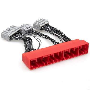 Imagem de RED WOLF OBD2A para OBD1 ECU adaptador de conversão de jumper compatível com 1996-1999 Acura Integra, 1996-1998 Civic, 1996-1997 Accord, Plug & Play OBD1 veículo Jumper Cable Harness