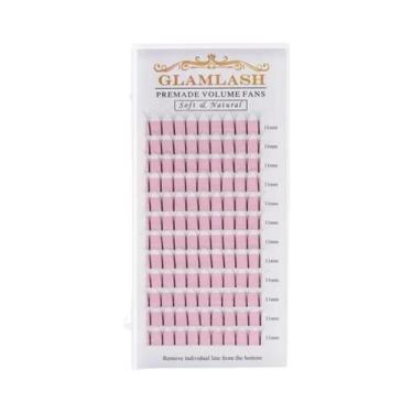 Imagem de Cílios Postiços De Seda GLAMLASH 2D-6D Pré-fabricados, Volume Longo, E