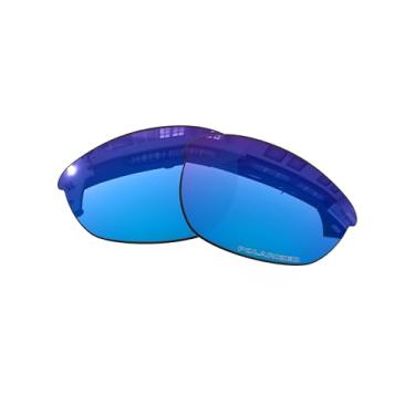 Imagem de OOWLIT Lentes de substituição compatíveis com óculos de sol Oakley Half Jacket 2.0 OO9144 62 mm - Ice Polarizado