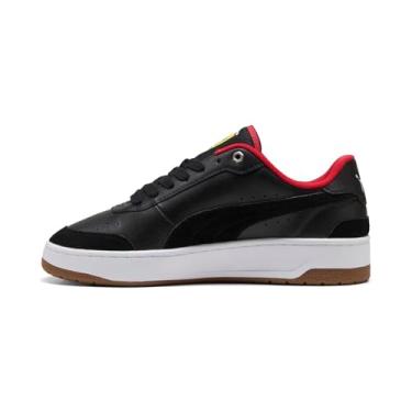 Imagem de PUMA Tênis masculino casual Scuderia Ferrari Ca Match com cadarço - preto, Preto/Preto/Branco, 41