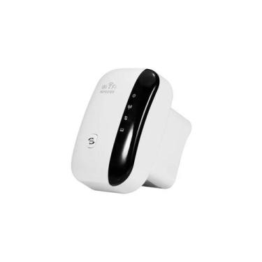 Imagem de Amplificador de sinal repetidor Wifi 300Mbps - Branco - Lightbek Offic