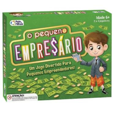 Imagem de Jogo de Tabuleiro o Pequeno Empresário Crianças Brinquedo Pais e Filho